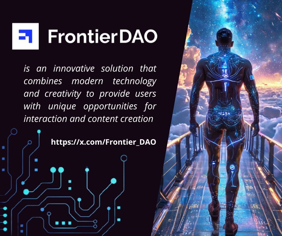 🌟🤝If you are not familiar with <a href="/Frontier_DAO/">FrontierDAO</a>!

It is a #decentralized, autonomous organization dedicated to supporting innovation and the Viction community 

Join us to build a future of collaboration and transparency together!

<a href="/BuildOnViction/">Viction</a>