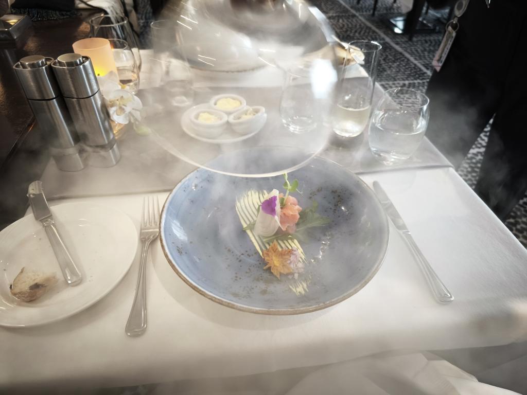TravelEdNigel's tweet photo. What an amiable @ambassadorcruis Ambience food odyssey! Sea &amp; Grass speciality restaurant is a multi-course culinary corker with exceptional service and presentation. Some highlights..
#cruise #food #cheese #somuchcheese https://t.co/TyqzfcvHOH