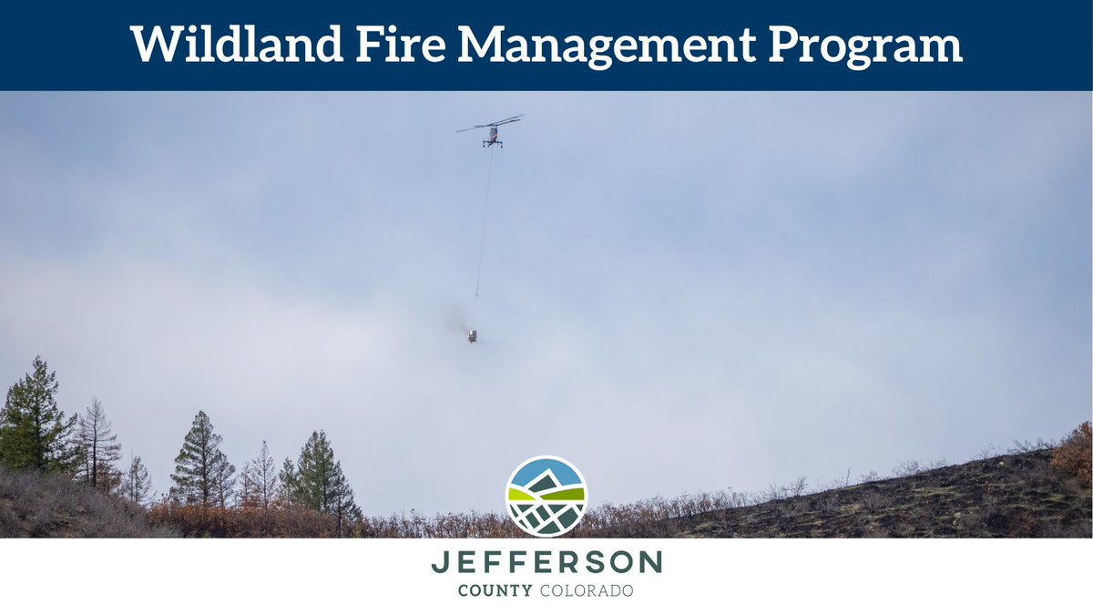 The Jefferson County Board of Commissioners and Jefferson County Sheriff Reggie Marinelli are excited to announce the launch of a new Wildland Fire Management Program that will help to address and mitigate extreme wildfire danger in Jeffco.

“This is an urgent need in our county,