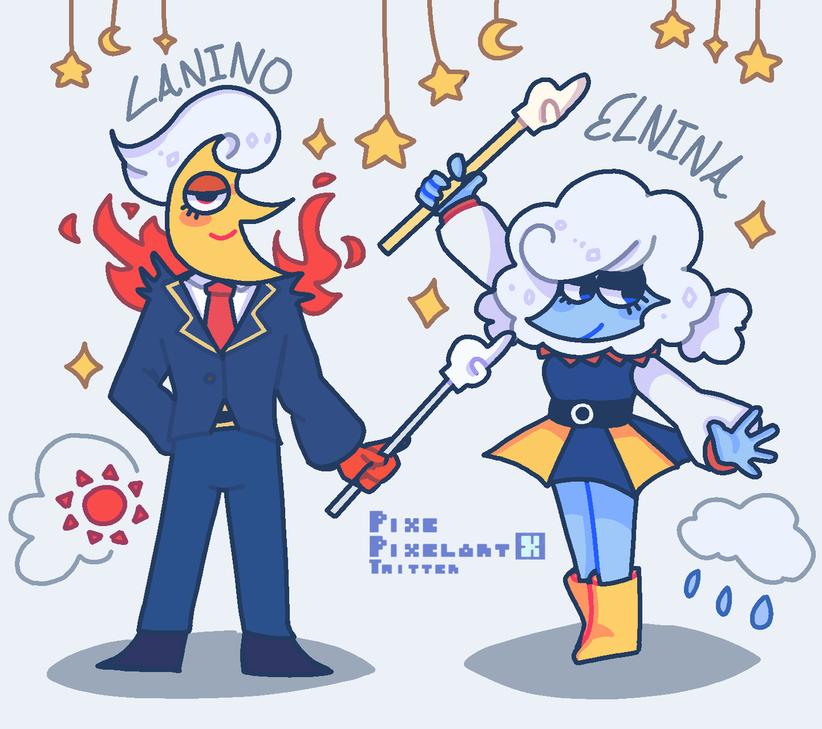 PixePixelart's tweet photo. I don't have much idea who they are, I haven't played the new chapters, but... they came out too much and I decided to draw them.

#Deltarune #deltarunefanart https://t.co/GvbPYZOlHj