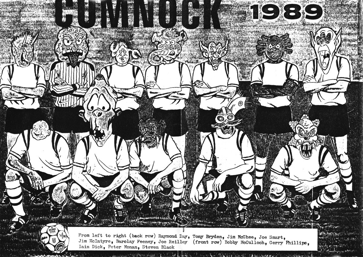Busy day at the cricket so just a quick Fanzine of the Day post; Auchinleck Talbot JFC (West of Scotland League Premier Division) really didn't like local (3 miles) rivals Cumnock. Matches between the 2 were said to be Scottish Junior football's equivalent to the "Old Firm Derby"
