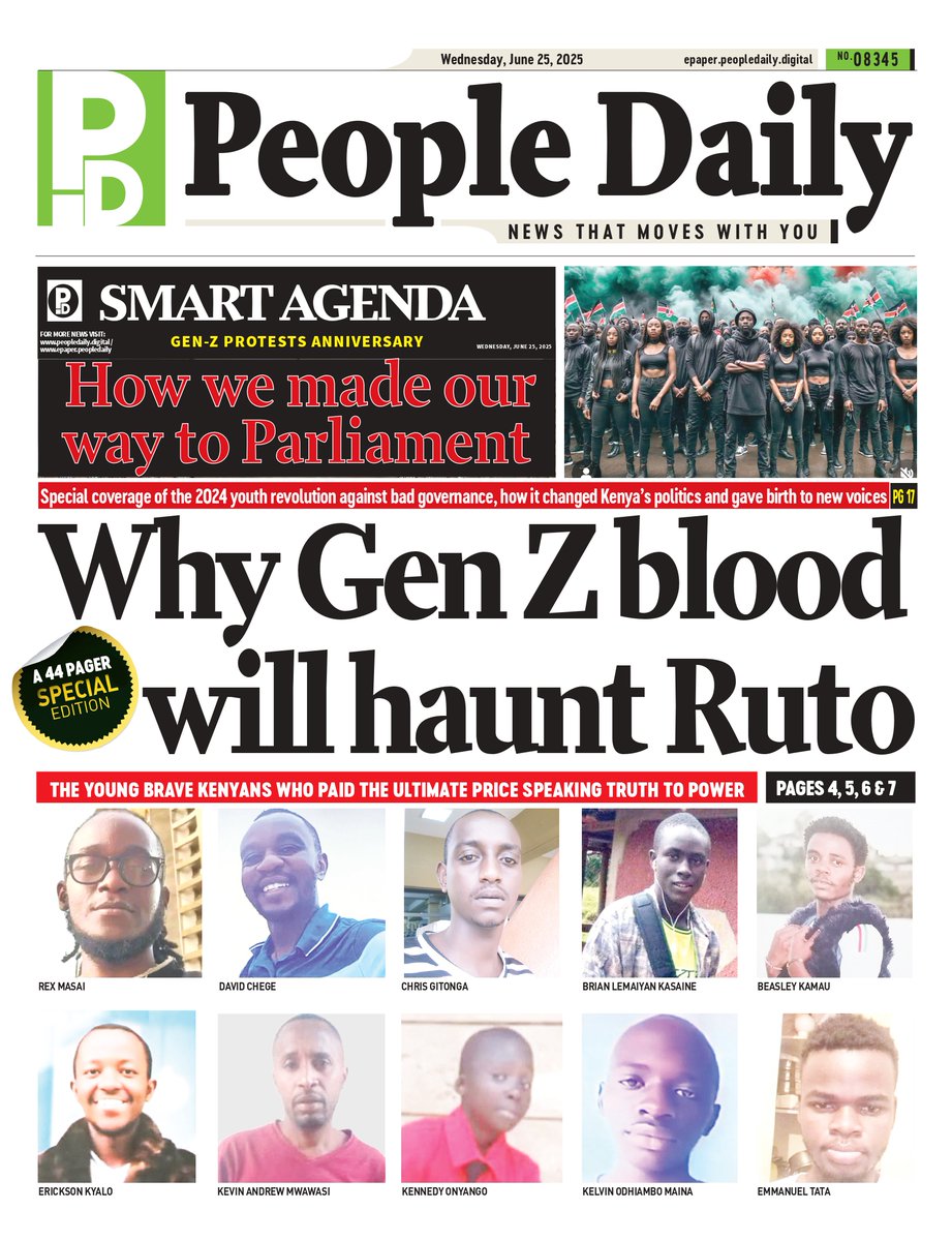 WHY GEN Z BLOOD WILL HAUNT RUTO