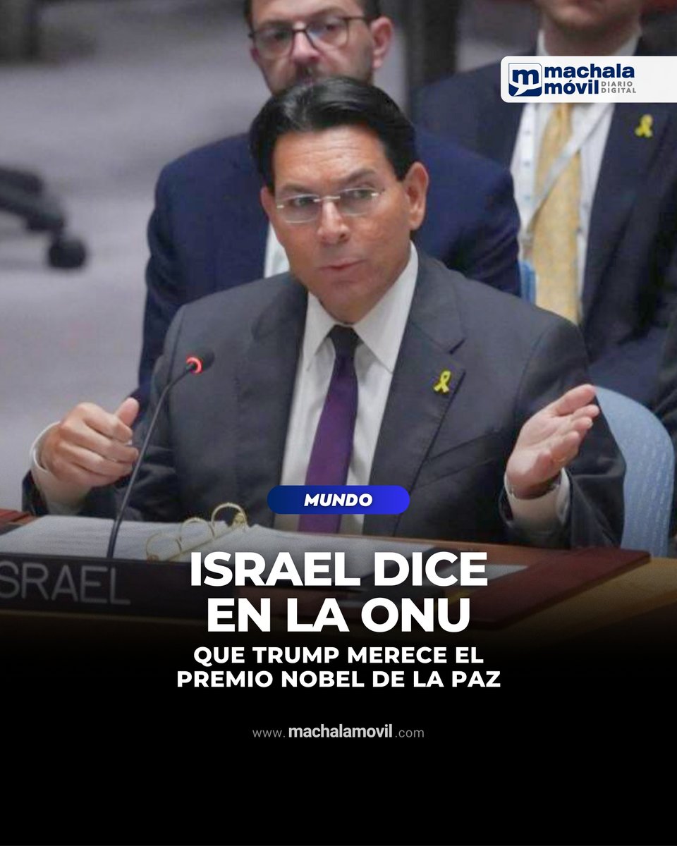Israel indicó este martes 24 de junio, por boca de su embajador ante la ONU, Danny Danon, que el presidente de Estados Unidos, Donald Trump, "merece el Premio Nobel de la Paz", tras haber logrado un alto el fuego entre Israel e Irán en las últimas horas.

Más información aquí: