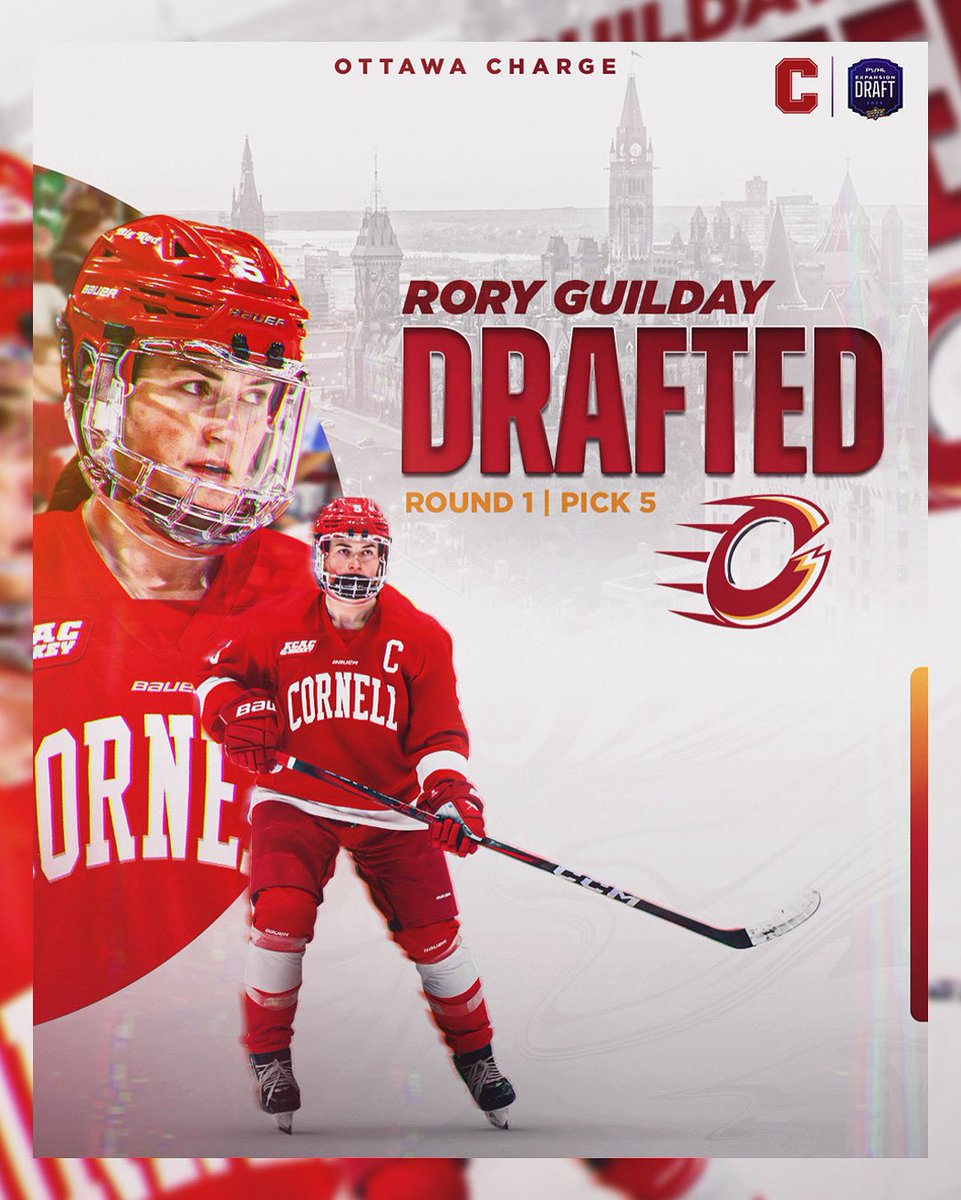 Cornell Women's Ice Hockey (@cornellwhockey) on Twitter photo RORY TO OTTAWA ‼️
➡️ <a href="/PWHL_Ottawa/">x - Ottawa Charge</a>
➡️ 1st Round
➡️ Pick 5
#YellCornell | #PWHLDraft RORY TO OTTAWA ‼️
➡️ <a href="/PWHL_Ottawa/">x - Ottawa Charge</a>
➡️ 1st Round
➡️ Pick 5
#YellCornell | #PWHLDraft