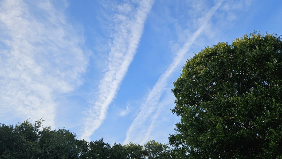 KittyWhiskers54's tweet image. @GovRonDeSantis
What's happening?
#Chemtrails 
#GeoEngineering