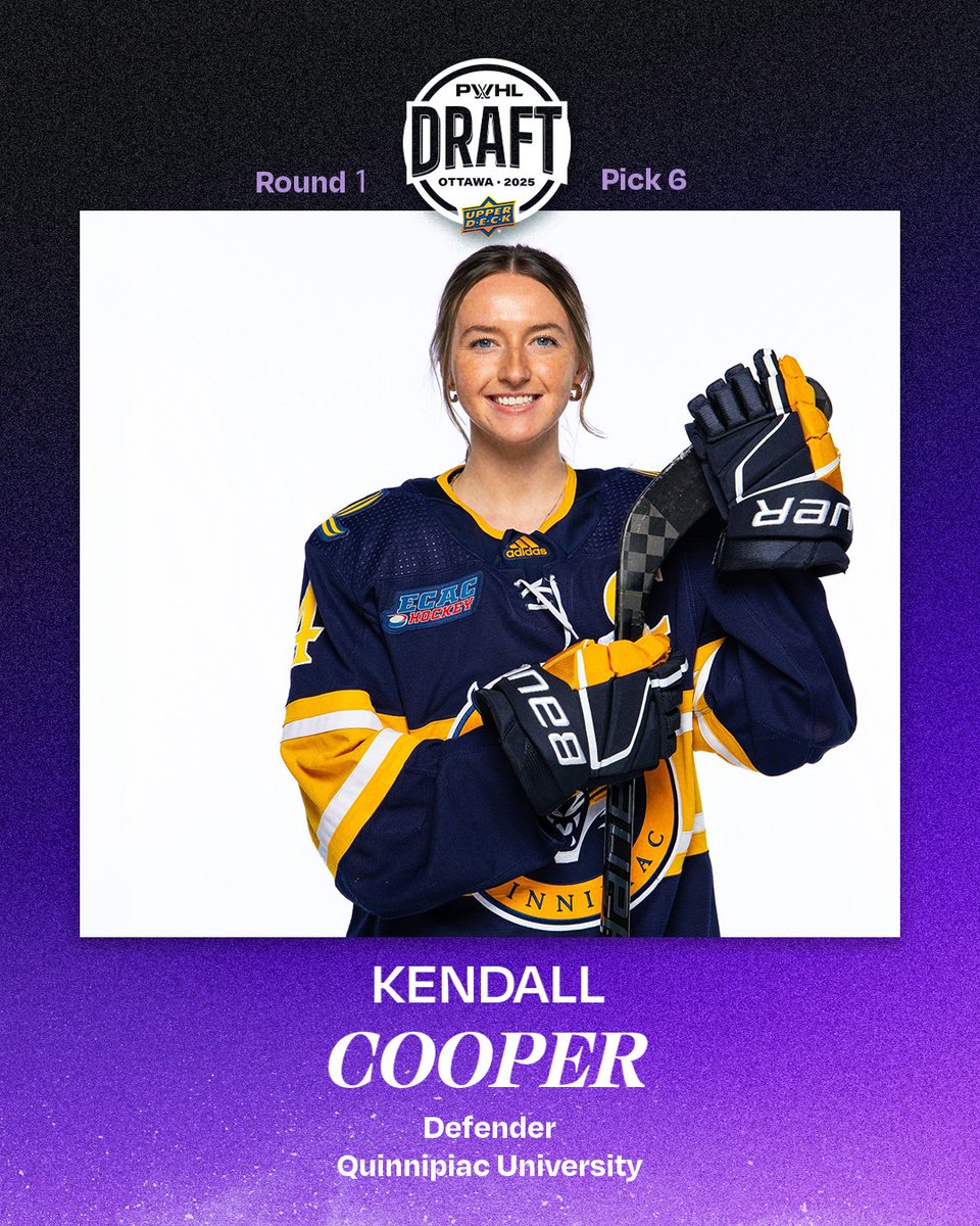 WELCOME TO MINNESOTA, KENDALL!!!!!

With the sixth overall pick, we have selected defender Kendall Cooper!