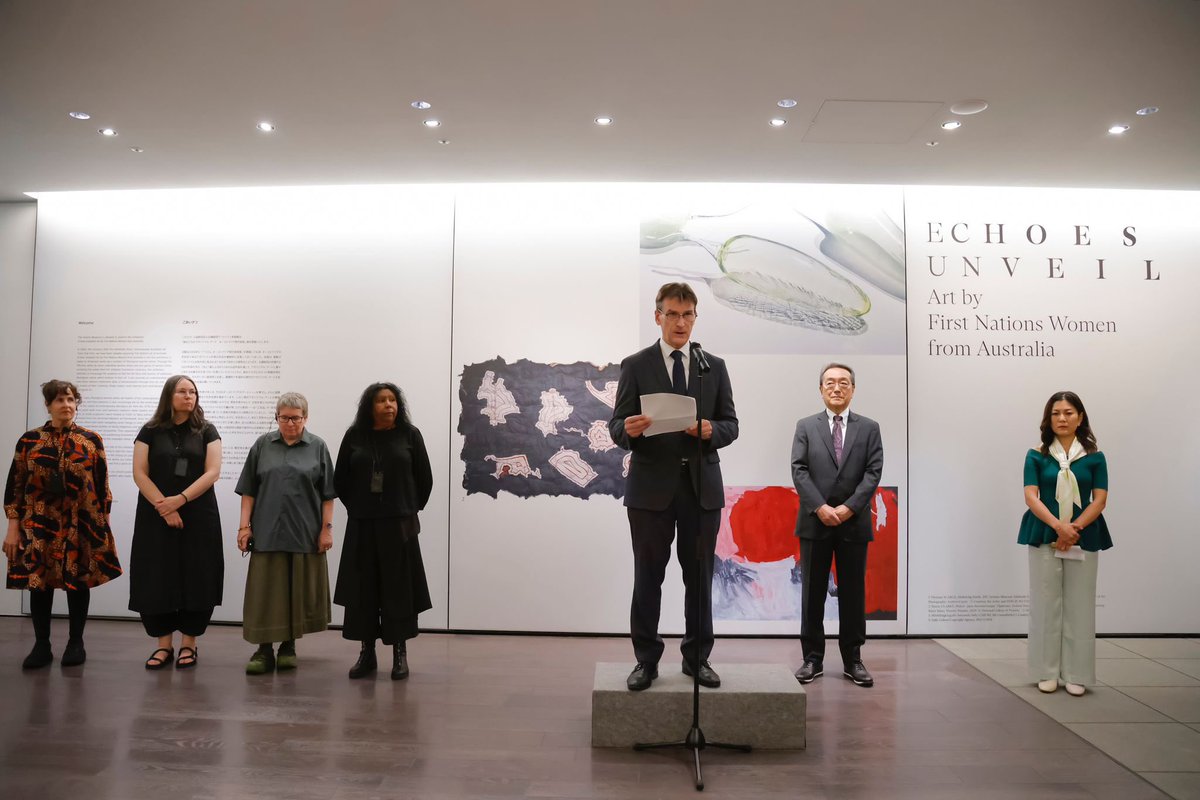 Echoes Unveiled: Art by First Nations Women from Australia is now open at @Artizonmuseumjp. Powerful works from the oldest continuous culture in the world.