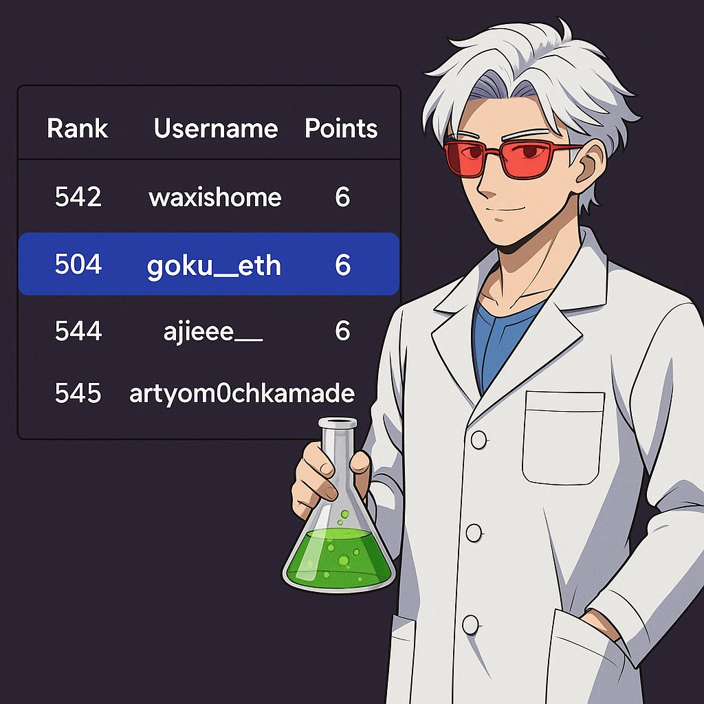 The <a href="/DescipherFund/">Descipher</a> leaderboard wraps up tomorrow, so this is your last chance to secure your spot before it locks.

The $DESCI sale takes place this Thursday. If you're in the top ranks, you’re already ahead. 

Whitelisted wallets have also been finalized

IDO registration has