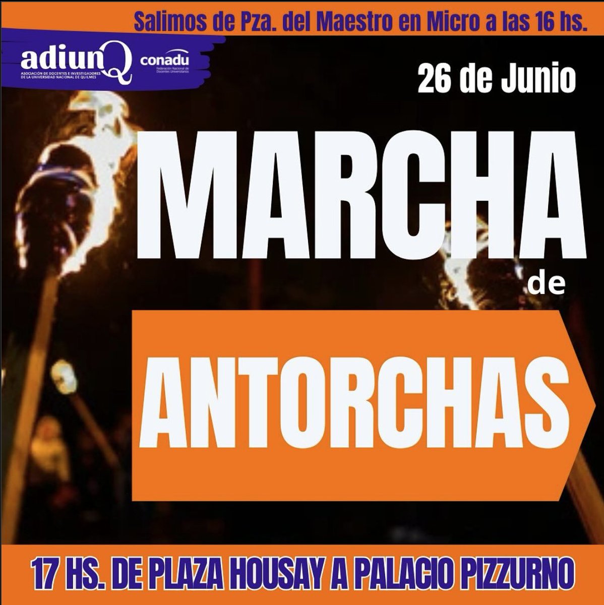 Este jueves salgamos a visibilizar las condiciones a las que han sumido a las universidades públicas las actuales políticas asfixiantes y espurias del gobierno nacional. Se necesita estar en las calles para evidenciar que el actual gobierno impulsa un modelo de educación superior