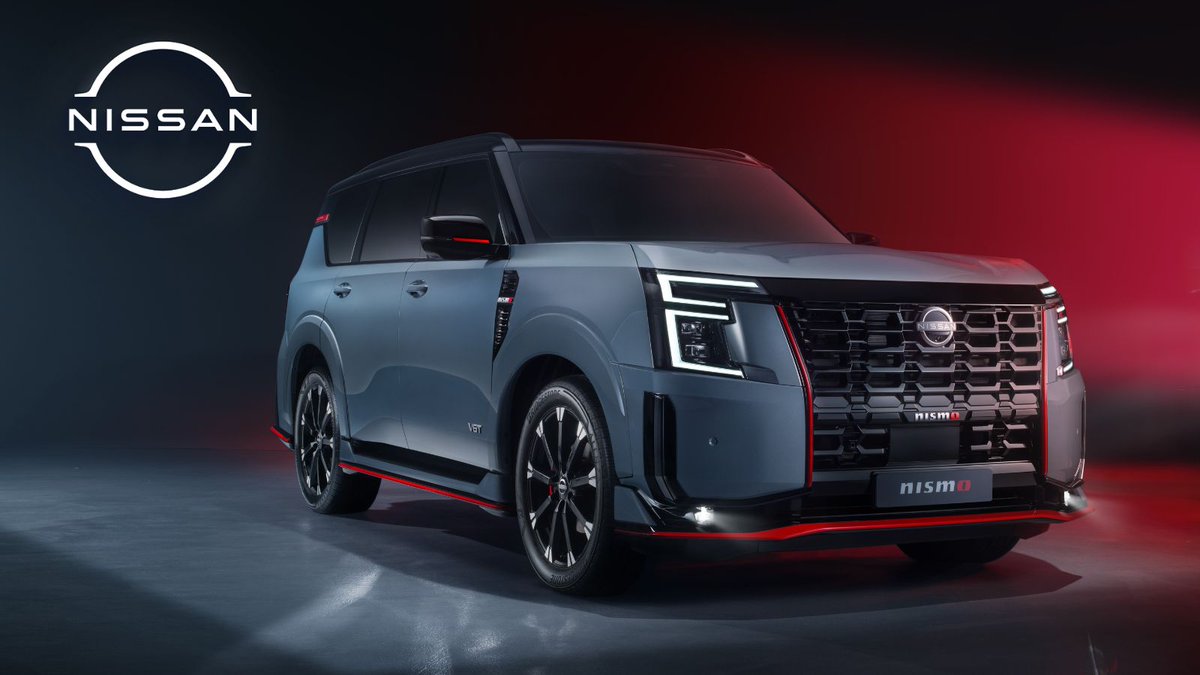 NissanMotor's tweet image. Our most powerful Patrol yet! 🚗
Designed to be a perfect blend of peak performance and undeniable capability, the all-new #Patrol #NISMO encourages drivers to push the limits and conquer boundaries, leaving boring journeys in the dust 💨

More: global.nissannews.com/en/releases/wo…
#Nissan