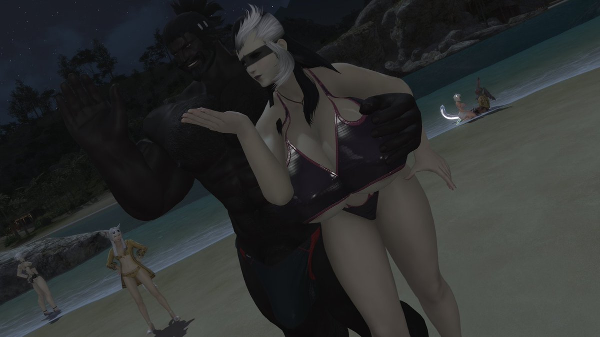 Met the lovely <a href="/ArhloNSFW/">ArhloNSFW</a>, it's always a pleasure to meet a beautiful FemRoe who enjoys big beefcakes like my big man~
#ffxivsummerbash
