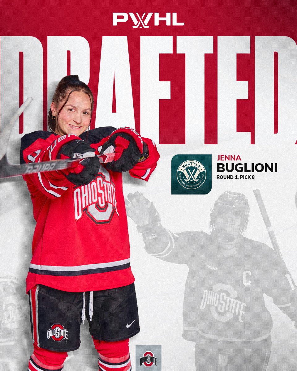 Ohio State Women's Hockey (@ohiostatewhky) on Twitter photo .<a href="/jennabuglioni/">Jenna Buglioni</a> is the first Buckeye off the board!
Bugs heads to Seattle with the eighth overall pick
#GoBucks | #ProBucks .<a href="/jennabuglioni/">Jenna Buglioni</a> is the first Buckeye off the board!
Bugs heads to Seattle with the eighth overall pick
#GoBucks | #ProBucks