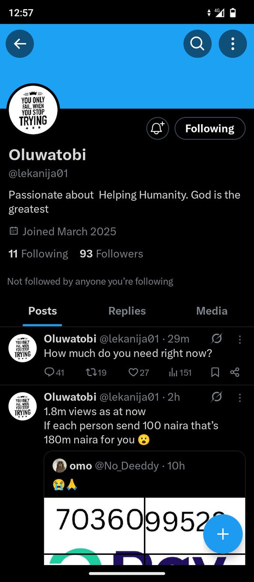 Olaobe29's tweet photo. @king_tundeedunt @lekanija01 8145524718
Opay 
Olawoye https://t.co/6LL4suamHG