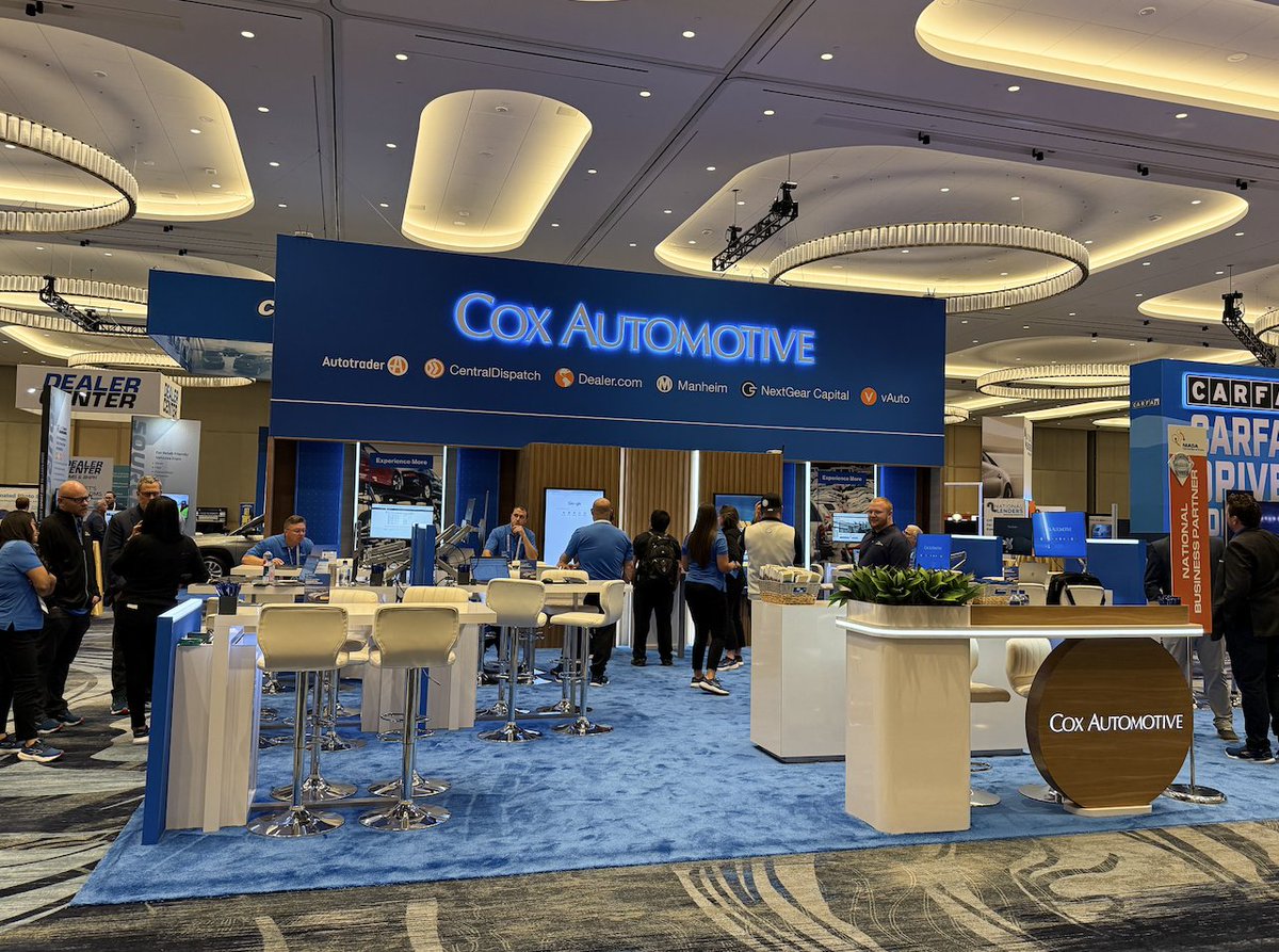 We had a great first day at NIADA! Check back in with us tomorrow for a full day of workshop sessions and industry expert advice.

Be sure to stop by Booth #800 and experience more with Cox Automotive.

bit.ly/4kTKAdR #coxautomotive #NIADA2025