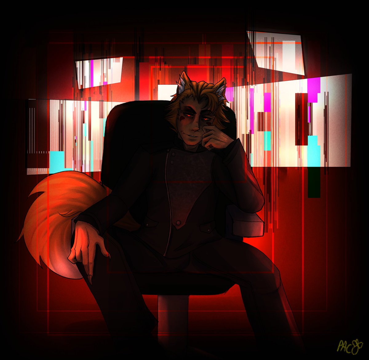 pineapplecasket's tweet photo. Ren 'Fox' Hana... Gimme that old man knot pwease~ #btd #btd2 #tpof #renhana #fox #foxhana https://t.co/mKBC6PuvzD