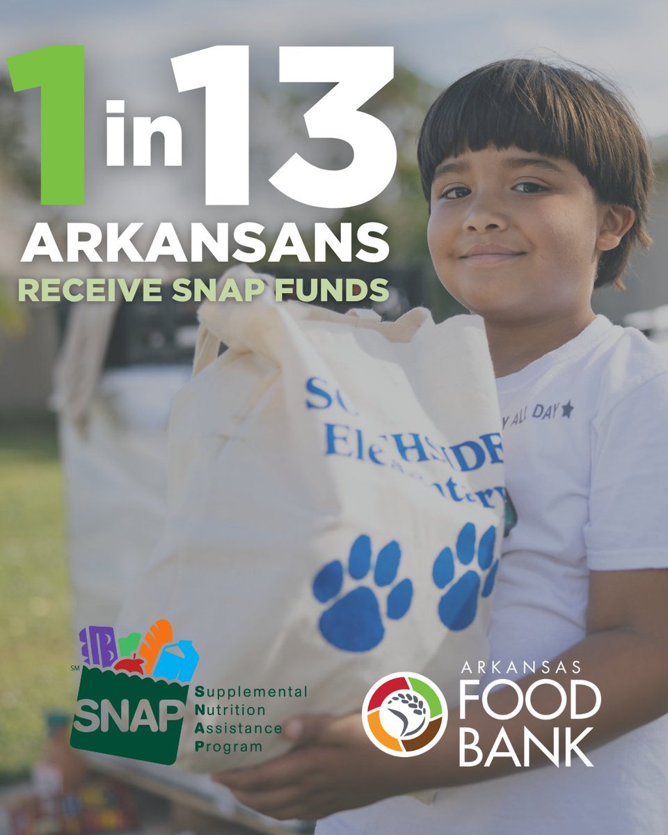 SNAP helps thousands of Arkansans—families, seniors, and veterans—put food on the table with dignity. This vital program is at risk, and we need your voice. Sign our letter to help protect SNAP and support a hunger-free Arkansas.

🔗: chng.it/6RnBwd9j9B
