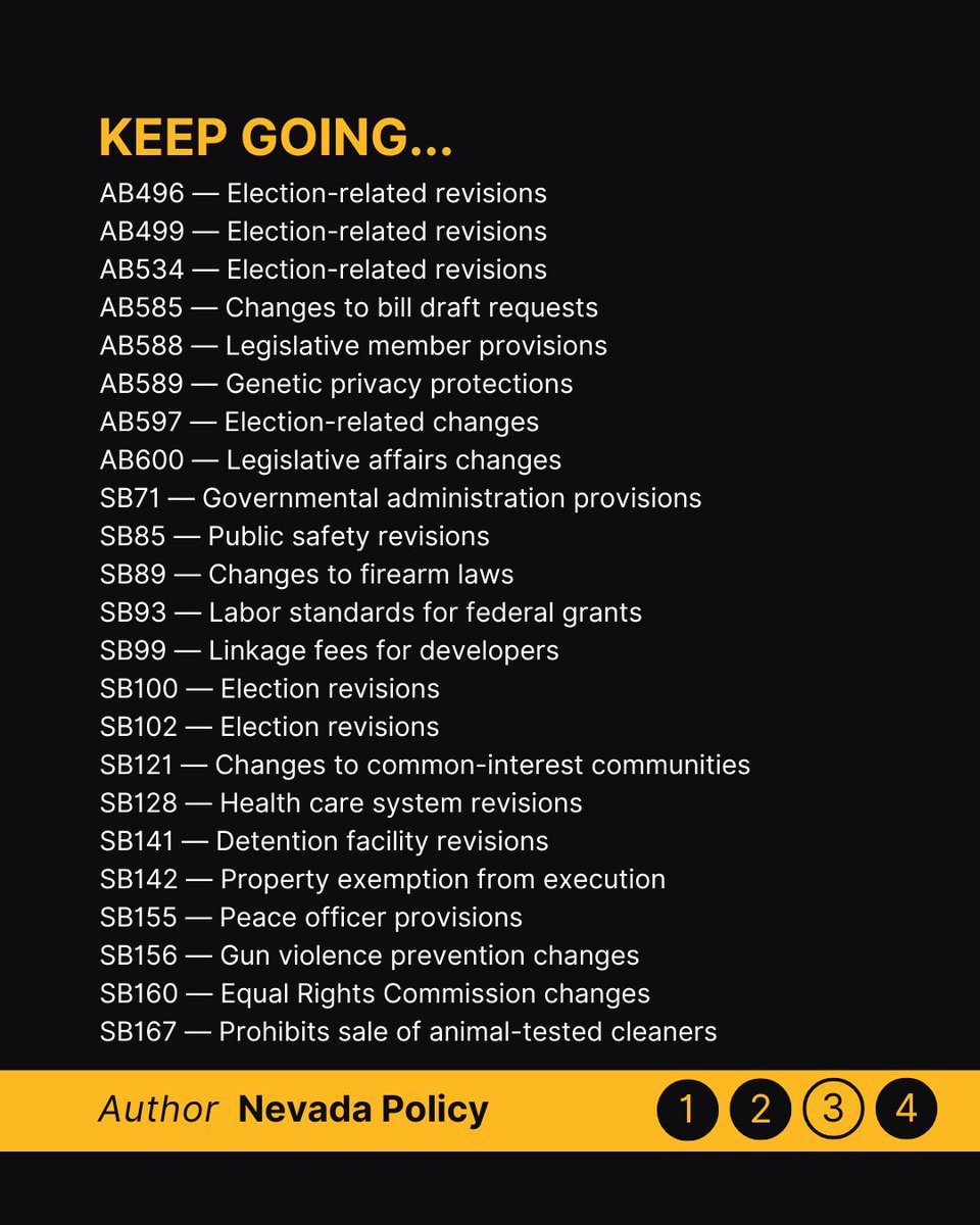 NevadaPolicyRI's tweet image. A record-setting 87 vetoes from Governor Lombardo this session. What do you think... thoughtful checks or missed opportunities? #nvleg