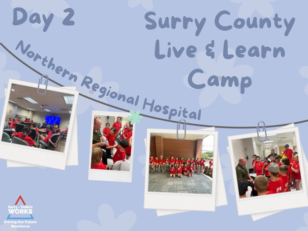 Surry-Yadkin Works (@suryadworks) on Twitter photo Today was Day 2 of our 2025 Surry County Live and Learn Camp! Students had the opportunity to visit Mount Airy Regional Airport, <a href="/smithrowe_llc/">Smith-Rowe, LLC</a>, and <a href="/ChooseNorthern/">Northern Regional Hospital</a>! Students also enjoyed a sweet treat sponsored by Smith-Rowe #SurryYadkinWorks #CTEforNC Today was Day 2 of our 2025 Surry County Live and Learn Camp! Students had the opportunity to visit Mount Airy Regional Airport, <a href="/smithrowe_llc/">Smith-Rowe, LLC</a>, and <a href="/ChooseNorthern/">Northern Regional Hospital</a>! Students also enjoyed a sweet treat sponsored by Smith-Rowe #SurryYadkinWorks #CTEforNC
