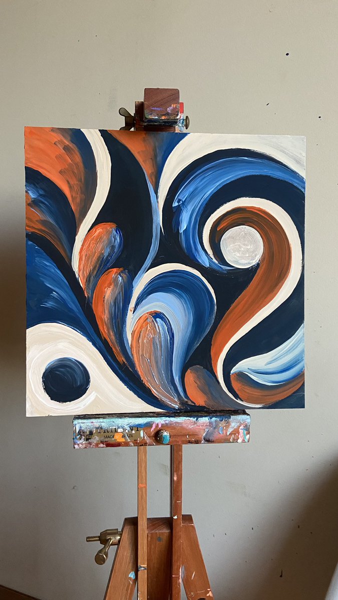 Aruharts's tweet image. That’s the results of the painting I did today streaming here! #NFTs #artist #BTCBULL #nftart