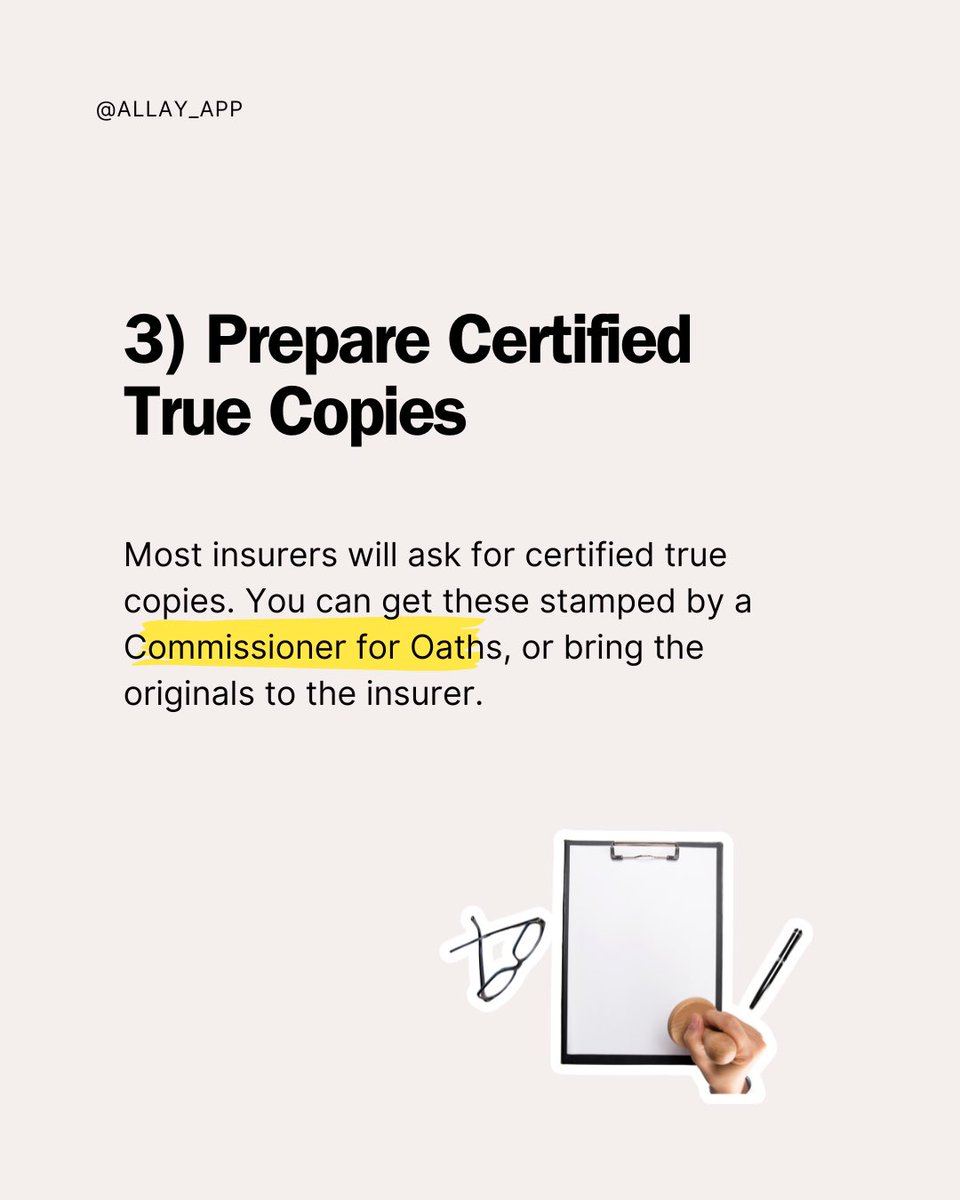 allay_app's tweet photo. 🛡️ How to claim life insurance in Malaysia? (1/3)

From checking if your loved one had an active policy to preparing the right documents — here’s a step-by-step guide to claiming life insurance after losing someone, so you don’t have to navigate it alone. https://t.co/fbnGSFLcin