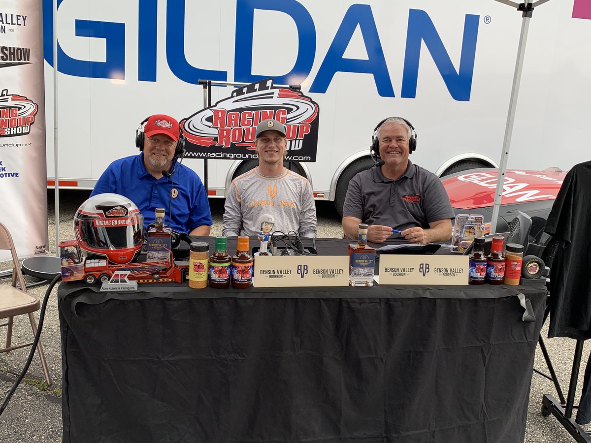 Now on The Racing Round Up Show are WI Open Wheel Racers Rod &amp; Tommy Colburn!  

Join the racing crowd at <a href="/LdsBBQEastTroy/">LD's BBQ</a> or tune in here youtube.com/watch?v=w_hwNY…

#HaveAtItRacers