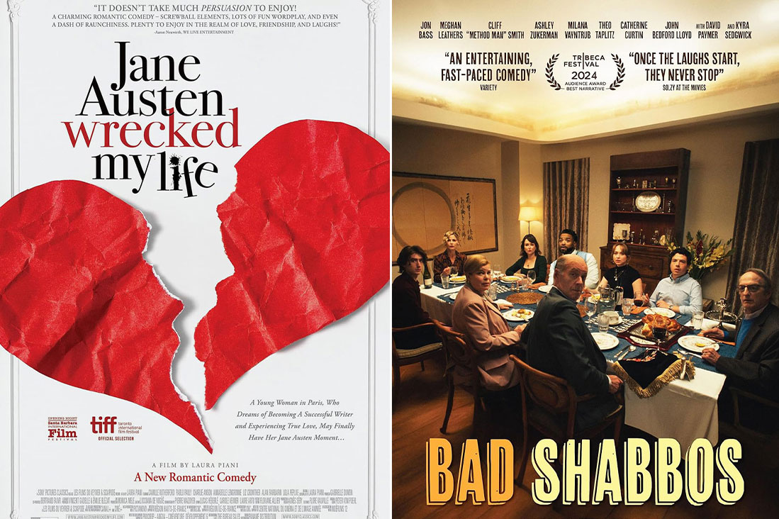 Plazamacorg's tweet image. 🍿🎥 Last chance to see — JANE AUSTEN WRECKED MY LIFE and BAD SHABBOS, Thursday June 26th! For showtimes and tickets, go to plazamac.org.