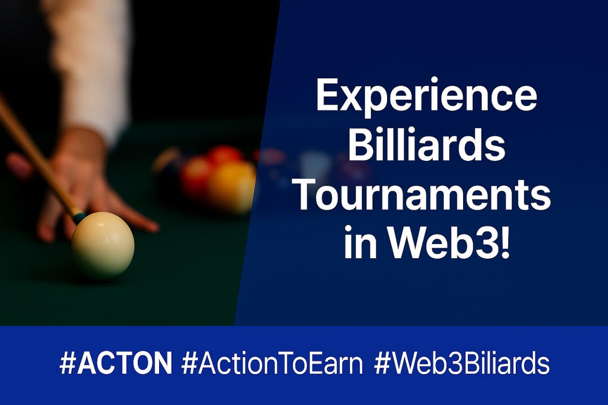 Cue8Ball's tweet photo. 📢 Experience Billiards Tournaments in Web3!

From amateurs to champions — anyone can join using $8BALL tokens.
Transparent blockchain system with automatic prize distribution!

#8BALL #ActionToEarn #Web3Billiards https://t.co/JcHd0cs5Dw