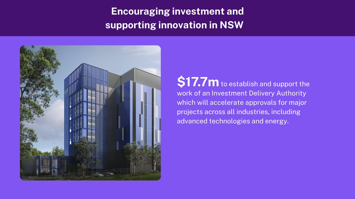 The 2025-26 State Budget is here, and will focus on:

✅ Building homes for NSW
✅ Improving public spaces
✅ Encouraging investment and supporting innovation in NSW
✅ Supporting First Nations communities
✅Working with local government

Read more at budget.nsw.gov.au