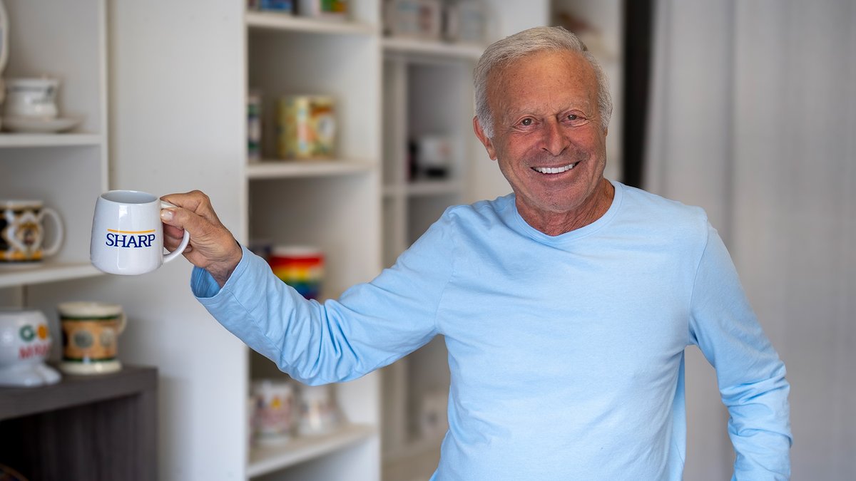 For years, he ran a successful mug business. Today, Stanley is using some of his earnings to enhance care at Sharp. ➡️ spr.ly/60174jf3X