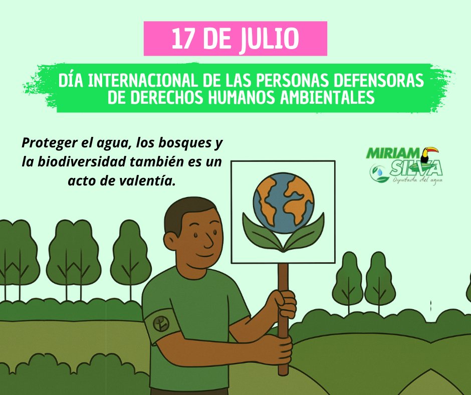💪 Defender la vida, el agua y la naturaleza también es un acto de valentía.
#MiriamSilva #DiputadaDelAgua #PVEM #Ecatepec