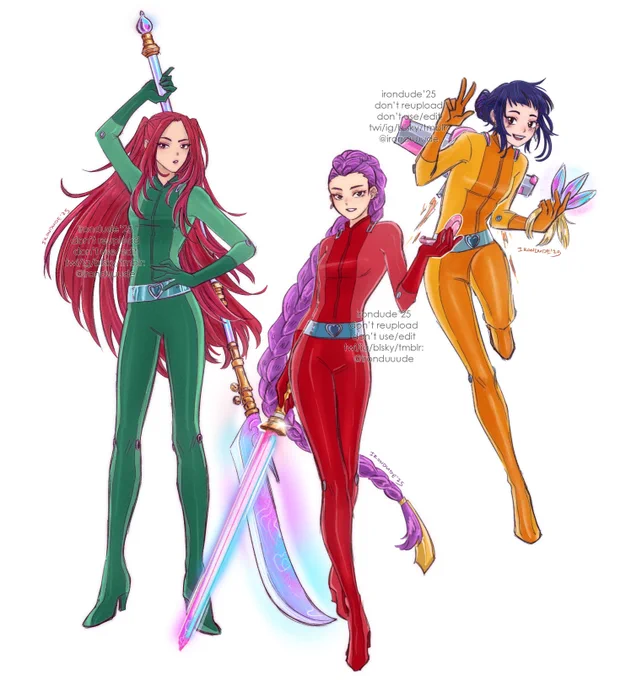 they kinda remind me of another iconic trio #KPOPDEMONHUNTERS #totallyspies