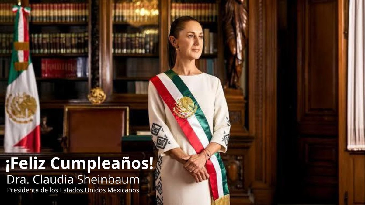 canainpescamx's tweet photo. Feliz cumpleaños Presidenta @ClaudiaShein.
Le deseamos éxito para seguir conduciendo a México hacia un futuro próspero.  
Refrendamos nuestro compromiso de continuar trabajando con usted en beneficio del Sector Pesquero y Acuícola. https://t.co/JbYAal0Q1Q