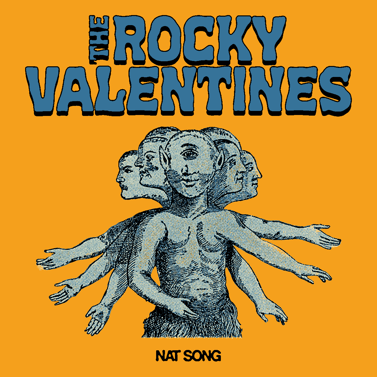 this Friday !!!!  New single 'Nat Song' from The Rocky Valentines . . . .