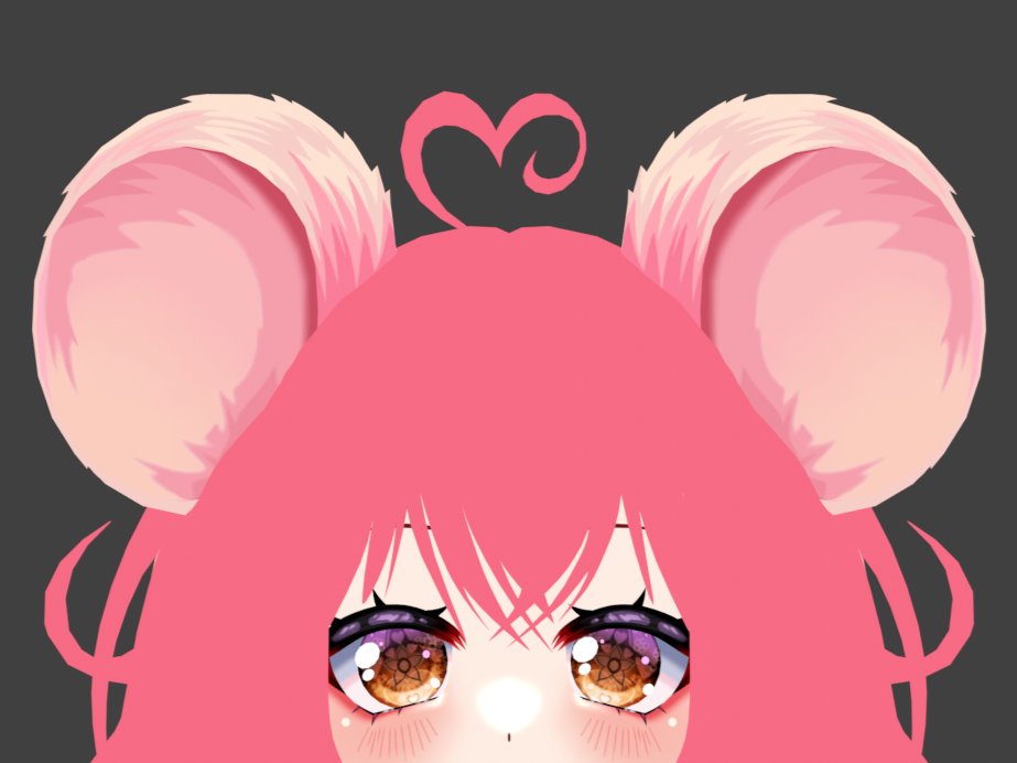 BitsyMouse's tweet image. 👀 just a lil peek… can you tell it’s 3D? 🐭
the new me is loading, thanks for waiting🌸

3d model in progress by @Rezura_Zura 💕
based on 2d by @MoshieStudio 🧀

#VTuber #ComingSoon