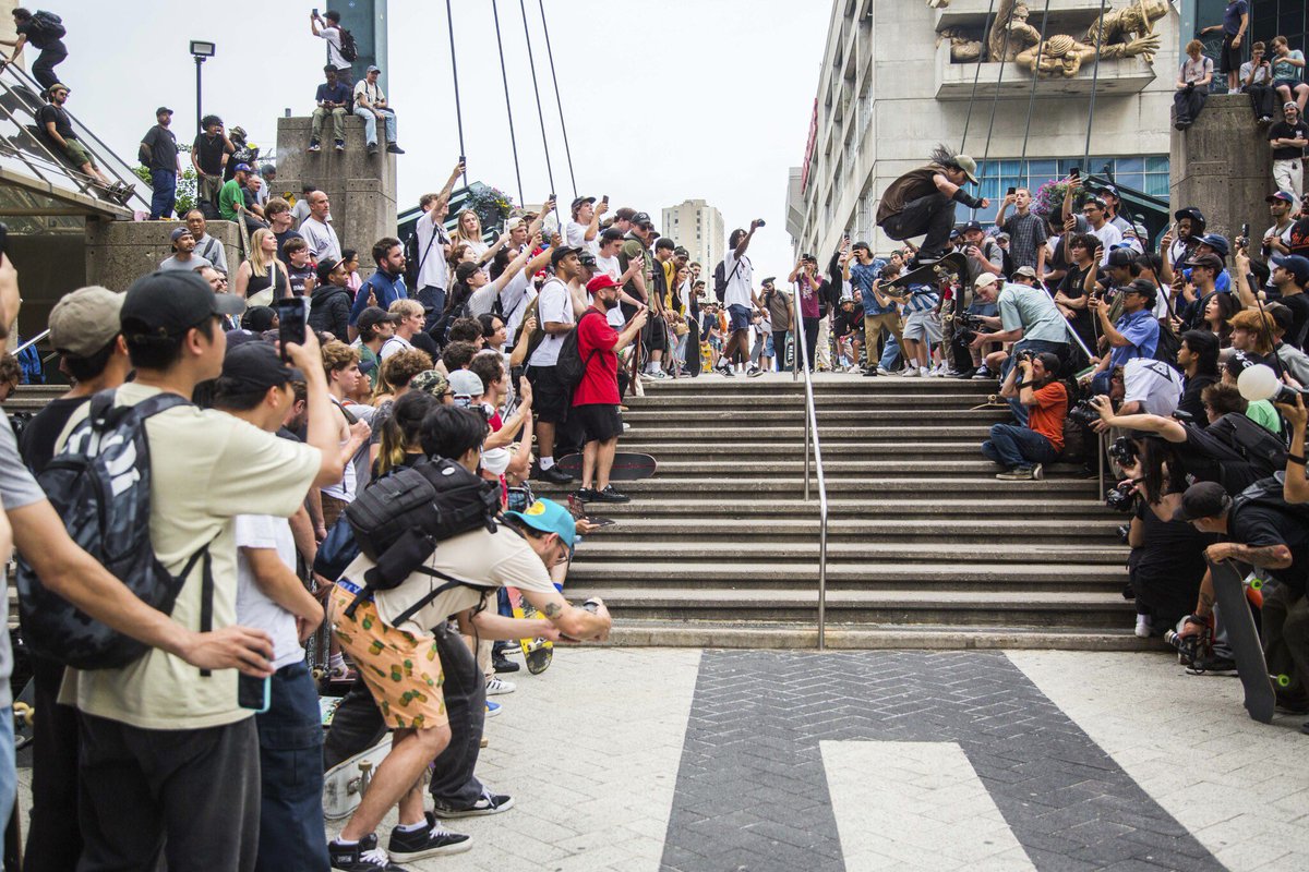 LRGClothing's tweet photo. We were honoured to be able to be a part of this year's Go Skateboarding Day Toronto 2025. Thanks to @justinbehan for the video and edit. @Neighbourhoodskatemag for the photos and the Toronto skateboarding community for showing up. #GSDTORONTO25
@TimebombTrading https://t.co/1Su9POjaNM