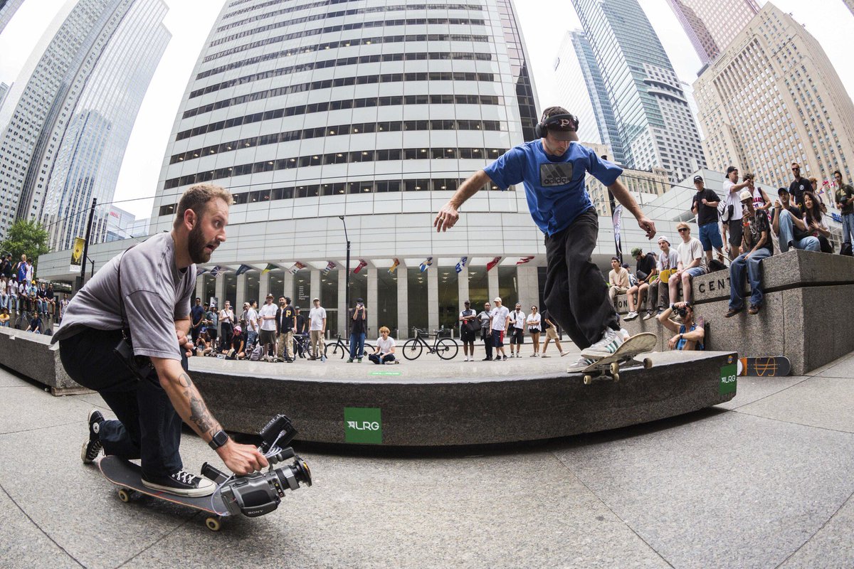 LRGClothing's tweet photo. We were honoured to be able to be a part of this year's Go Skateboarding Day Toronto 2025. Thanks to @justinbehan for the video and edit. @Neighbourhoodskatemag for the photos and the Toronto skateboarding community for showing up. #GSDTORONTO25
@TimebombTrading https://t.co/1Su9POjaNM