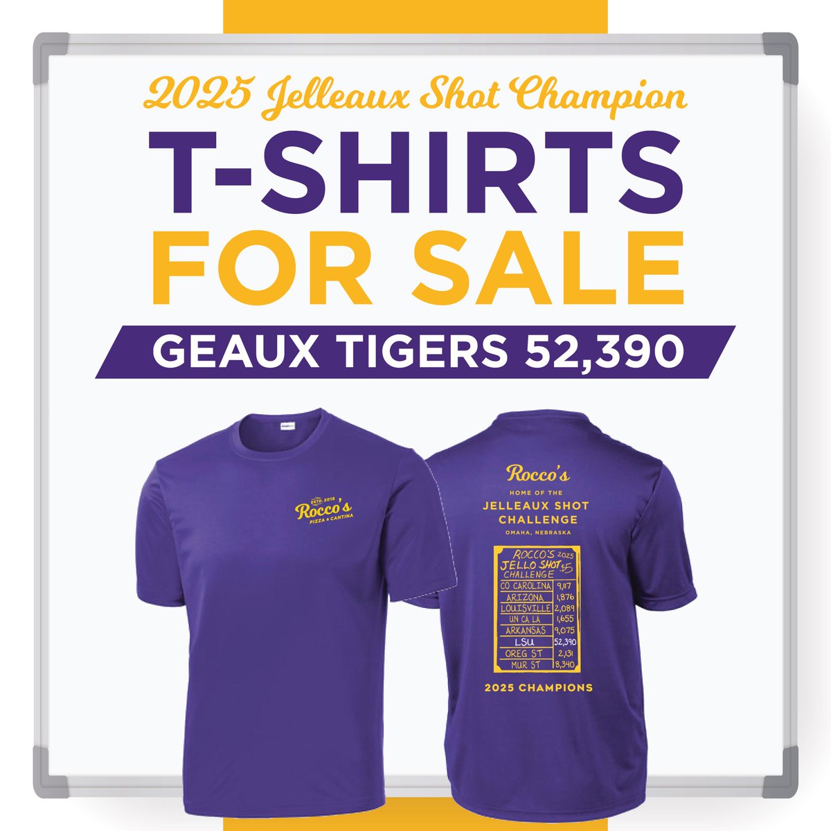 CWSShotBoard's tweet image. store.ideal-images.com/jdtuckerslefty…

The only OFFICIAL Rocco&apos;s Jelleaux Shot Champion T-Shirts! Multiple styles and colors and you won&apos;t get sued for wearing these ones!