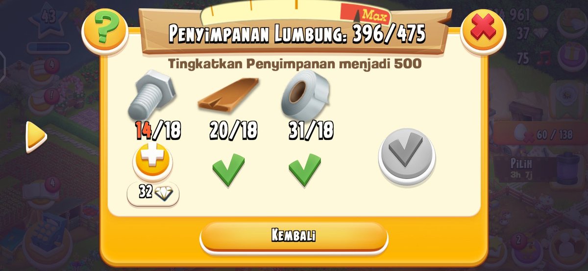 Ada #wtt yg mau wtt lakban? Ku butuh baut 4.