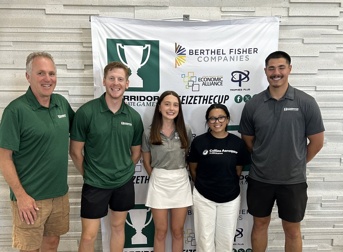 Chuck Long (@chucklongiowa) on Twitter photo With the <a href="/CorridorGames/">Corridor Corporate Games</a> crew at 3 on 3 basketball tonight at the Marion YMCA & Community Rec Center.
L➡️R: Isaac, intern Lauren, former intern Mattie, and TJ With the <a href="/CorridorGames/">Corridor Corporate Games</a> crew at 3 on 3 basketball tonight at the Marion YMCA & Community Rec Center.
L➡️R: Isaac, intern Lauren, former intern Mattie, and TJ