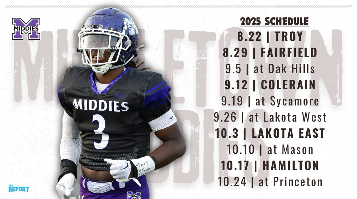 🚨 Schedule Release | Middletown