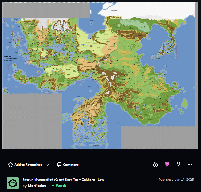 ThePiazzaForum's tweet photo. Forgotten Realms fans: If you like Faerun, Kara-tur and Zakhara, but prefer hex maps Morfie has you covered:
https://t.co/DaHB9WVsMc
Check out this map done in the style of a Mystara hex map.
#Faerun #KaraTur #Zakhara https://t.co/Gm8HV8xelK