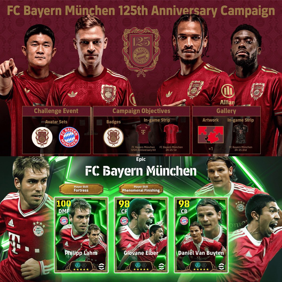 texoor (@texoor_) on Twitter photo Konami ya sabía desde febrero que el Bayern no renovaría, por eso lanzó la campaña con hasta 3 uniformes del club alemán.
Si pierden otra licencia importante, seguro repetirán la fórmula para amortiguar el golpe.
#eFootball #eFootball2025 #eFootballアプリ Konami ya sabía desde febrero que el Bayern no renovaría, por eso lanzó la campaña con hasta 3 uniformes del club alemán.
Si pierden otra licencia importante, seguro repetirán la fórmula para amortiguar el golpe.
#eFootball #eFootball2025 #eFootballアプリ