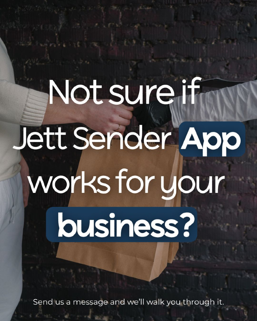Not sure if Jett Sender App works for your business?
Send us a message and we’ll walk you through it.

#JettSender #App #Business #DM #ForYou