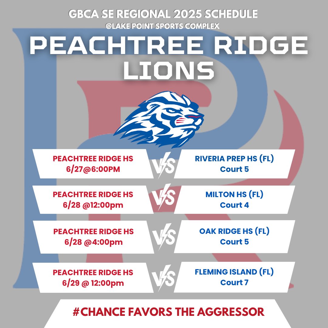 🔥🔥Lions back in action for the GBCA SE Regional live event. 
Coaches come check out or guys this weekend. 
Another opportunity for our guys to get better and be seen.
#AGGRESSOR