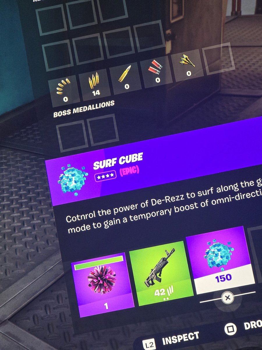 JESSJAME5's tweet photo. hey @Fortnite you got a typo. https://t.co/uKMOqy9e3L