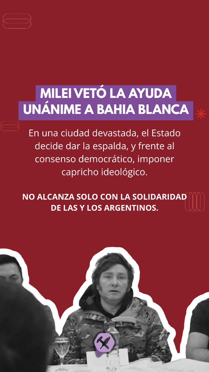 JRBsAs's tweet image. El Estado Nacional le da la espalda a Bahia Blanca ❌