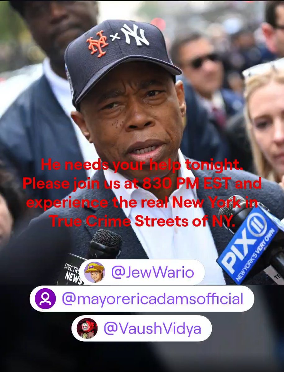#sponsored
Everyone it may be primary night but it's never too early to "Celebrate good times come on!" for our current incumbent mayor Eric Adams! Join us and explore digitized digital New York with our finest in True Crime Streets of New York now at twitch.tv/kemonofriendzo…