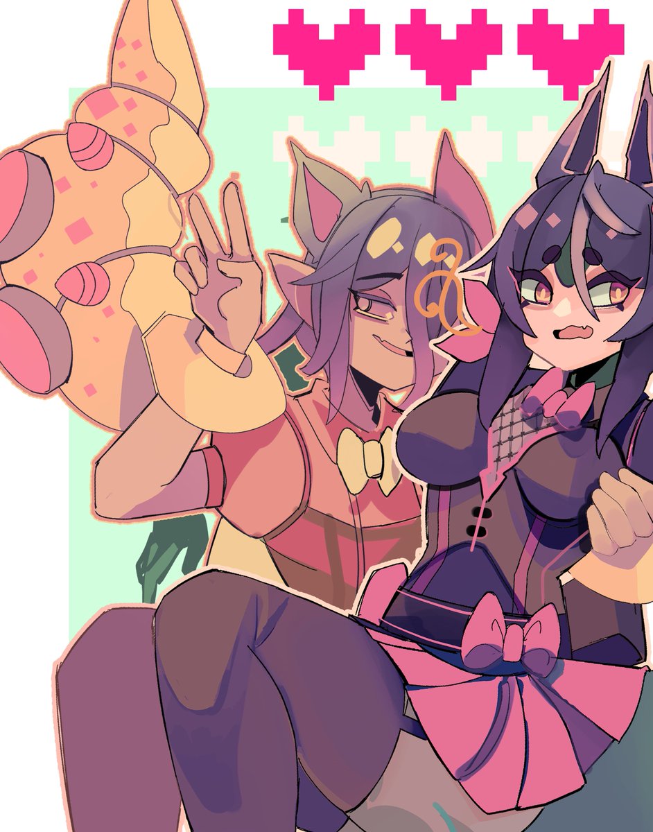Riloyoy's tweet photo. Neko and Brian https://t.co/sLvN2RutIs