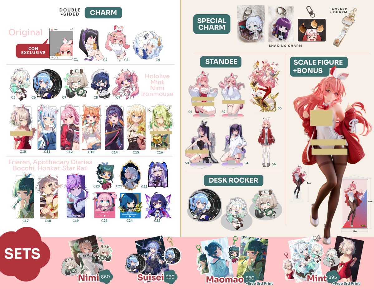 Here's my Anime Expo 2025 Catalogue!🐰✨
I'm at AX Artist Alley L19! See you soon!!