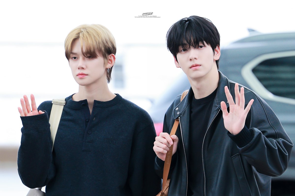 cosmos_913's tweet image. [HQ] 250625 ✈️

#YEONJUN #연준 #SOOBIN #수빈 
#투모로우바이투게더 #TXT